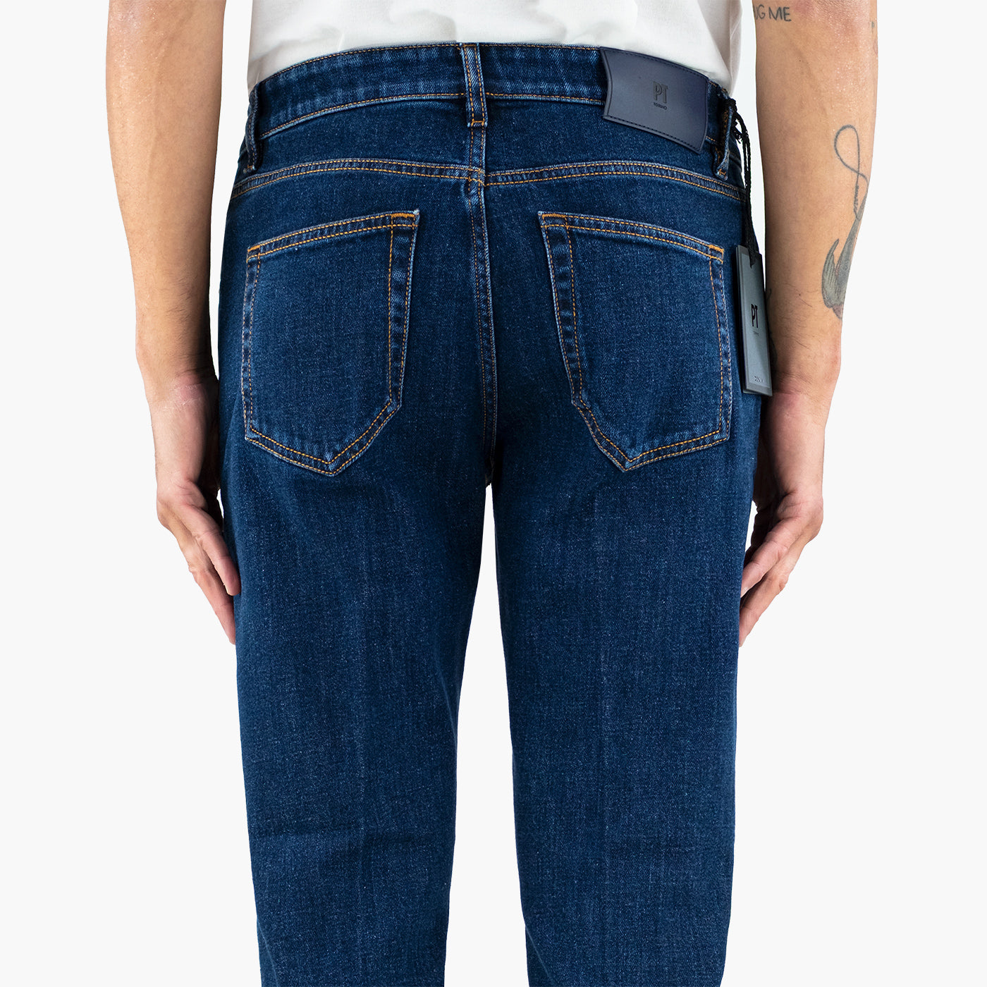 Jeans PT Torino Denim Reggae Art. TX1610 Col. SK42 Stretch Lavaggio Scuro