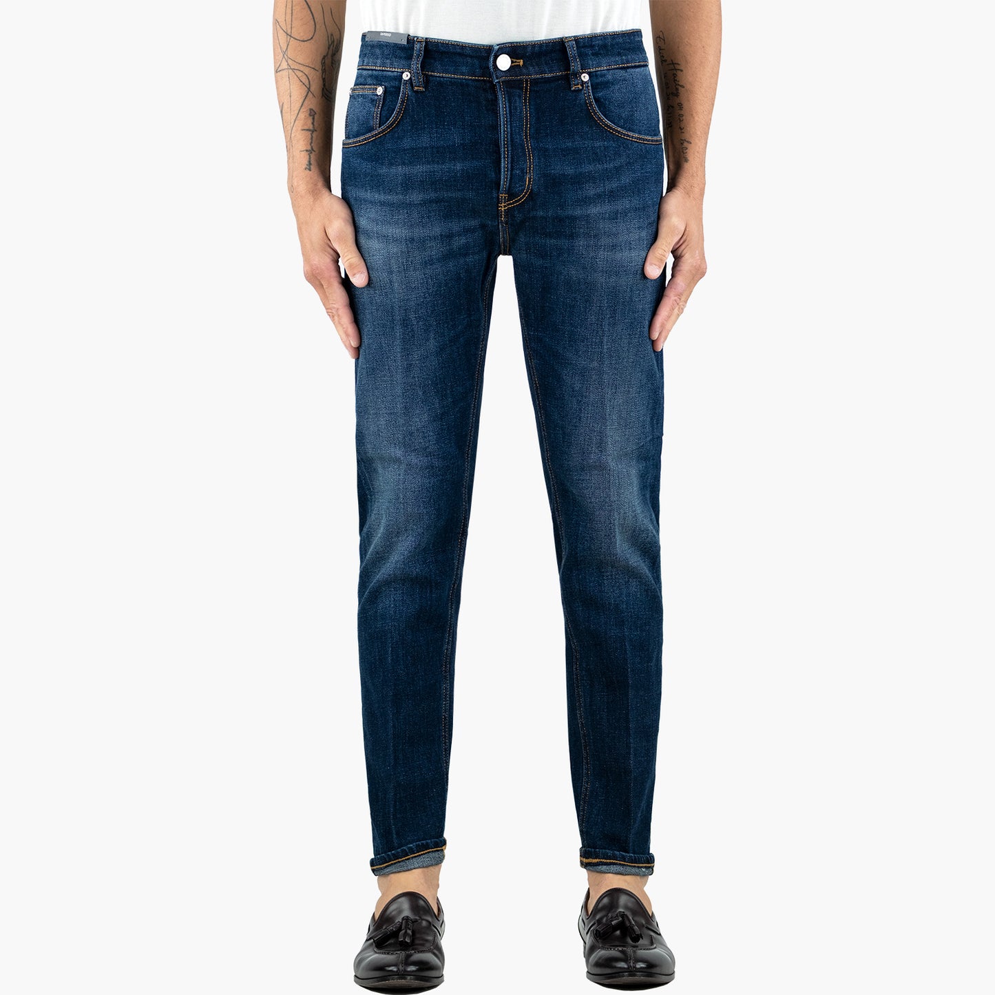 Jeans PT Torino Denim Reggae Art. TX1630 Stretch Col. MN14 Lavaggio Medio Scuro