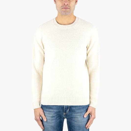 Maglia DRUMOHR in Puro Lambswool Bianco Avorio B25