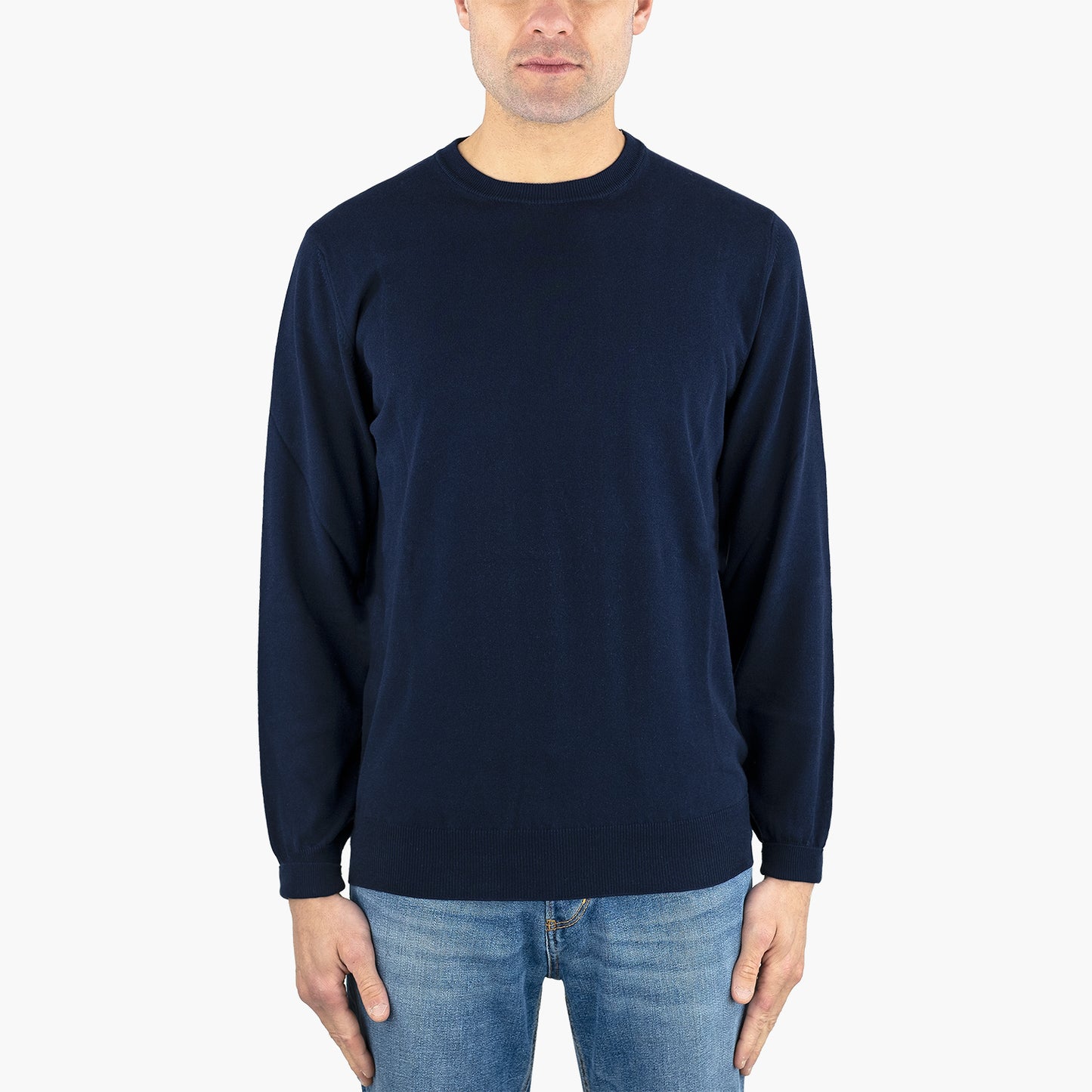 Maglia KANGRA in Puro Cotone Blu Navy