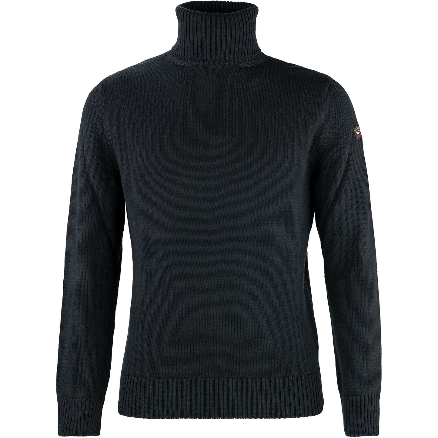 Maglia PAUL & SHARK Collo Alto in Pura Lana Nera