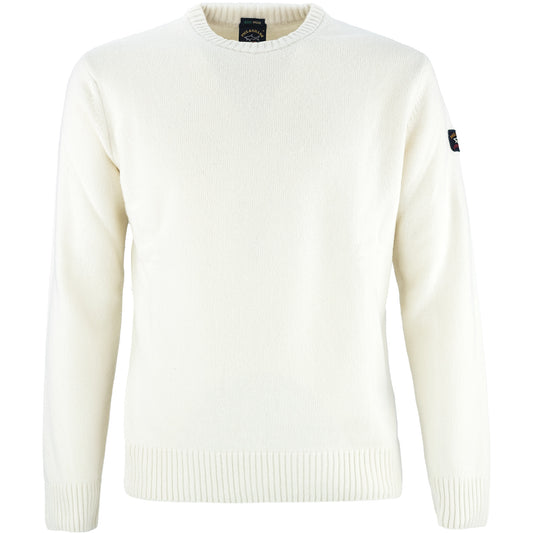 Maglia PAUL & SHARK in Eco-Wool Shetland Avorio