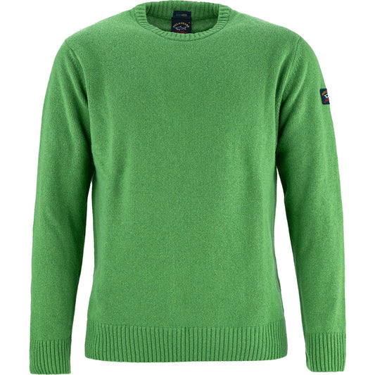 Maglia PAUL & SHARK in Eco-Wool Shetland Verde Inglese