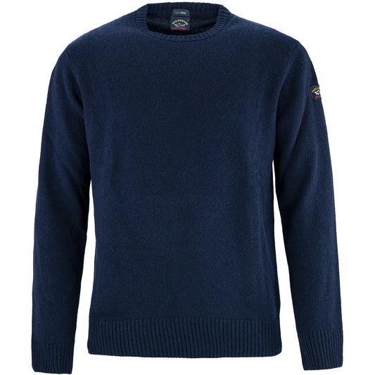 Maglia PAUL & SHARK in Misto Lana Shetland Blu Navy