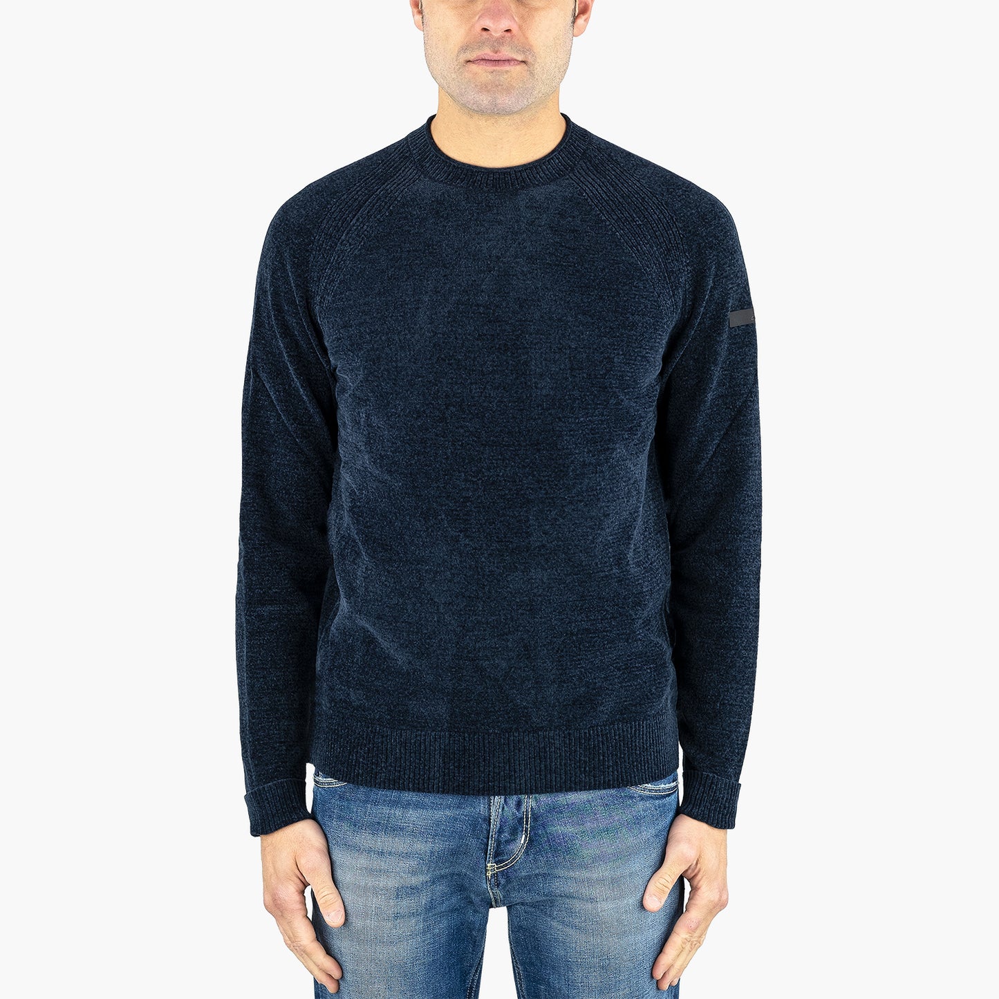 Maglia RRD Velvet Round Knit Blue Black