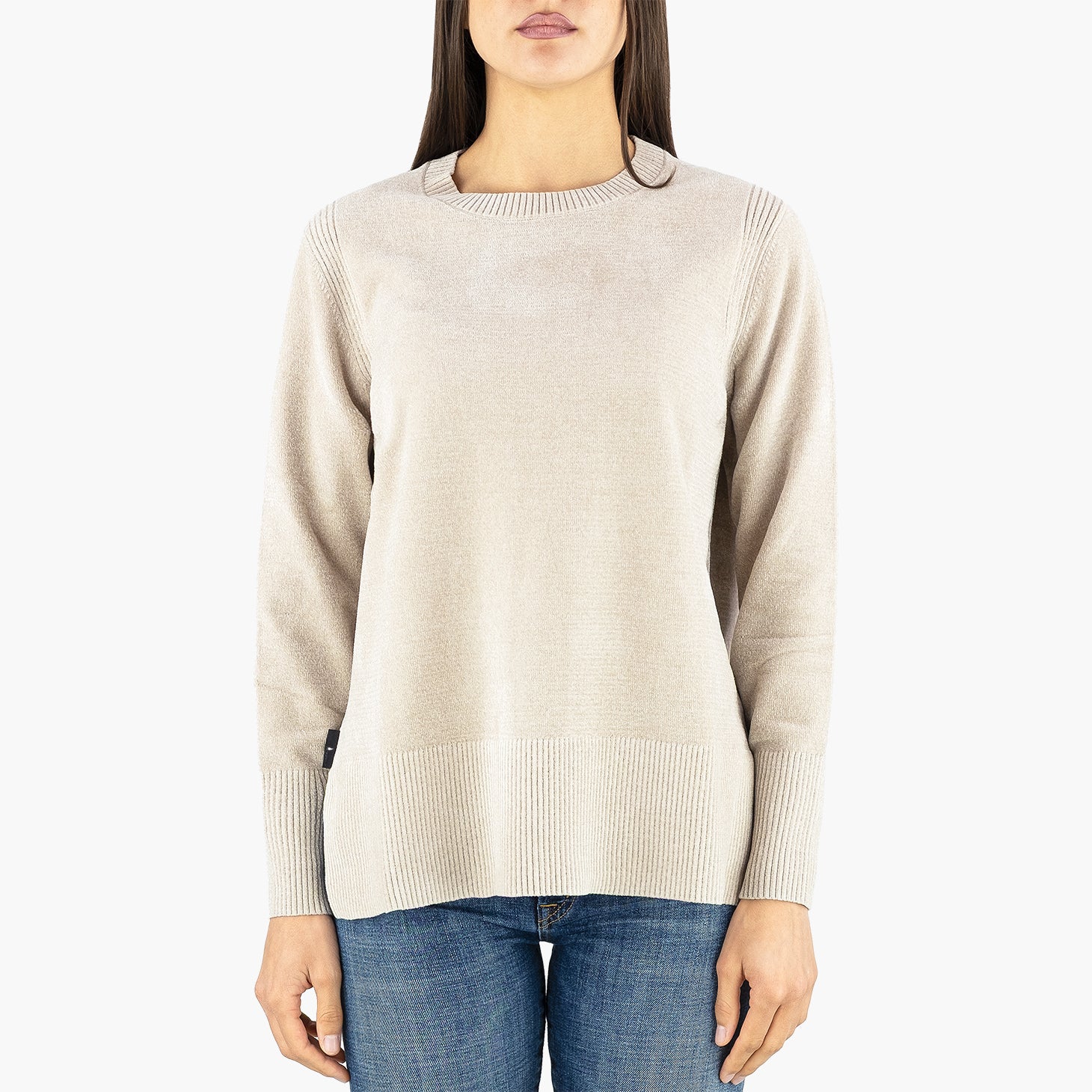 Maglia RRD Velvet Vent Round Wom Knit Sand