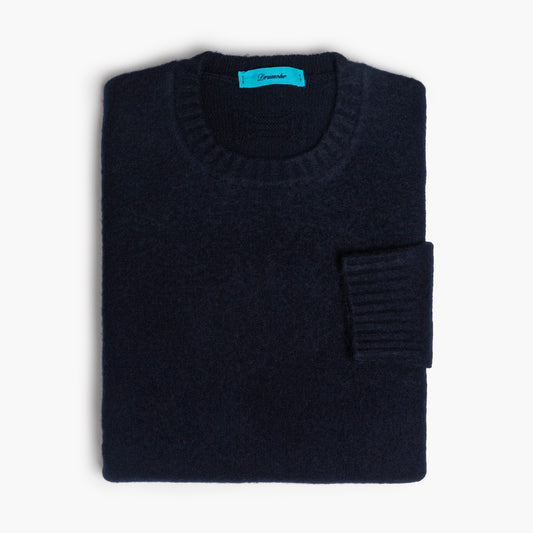 Maglia Uomo DRUMOHR Art. D8W103GLO in Puro Lambswool Col. 790 Blu Navy