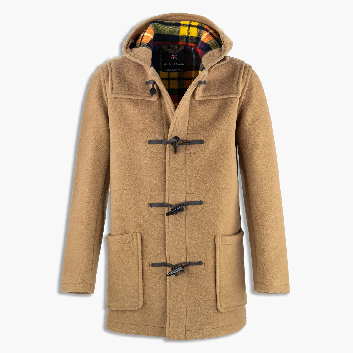 Montgomery Uomo GLOVERALL Morris Mid Duffle Gordon Buchanan MC3251 Col. Cammello