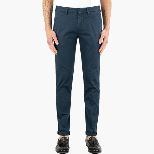 Pantalone PT Torino Wonder Fit in Cotone Stretch Blu