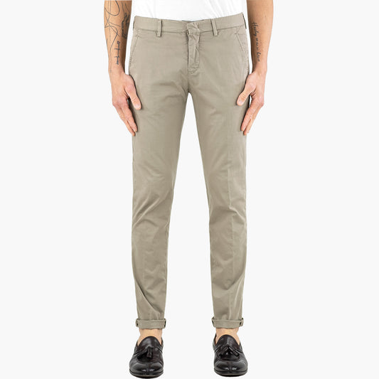 Pantalone PT Torino Wonder Fit in Cotone Stretch Sabbia