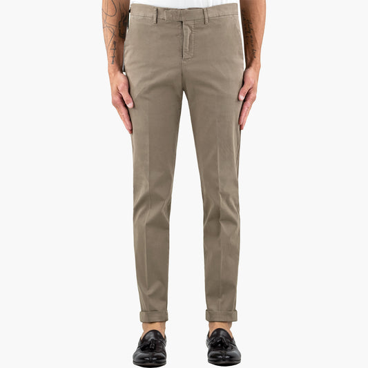 Pantalone PT Torino Master Art. NK20 in Gabardina di Cotone Stretch Col. Y121 Tortora