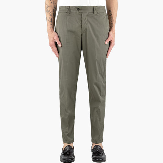 Pantalone PT Torino The Rebel in Light Popeline Verde Militare