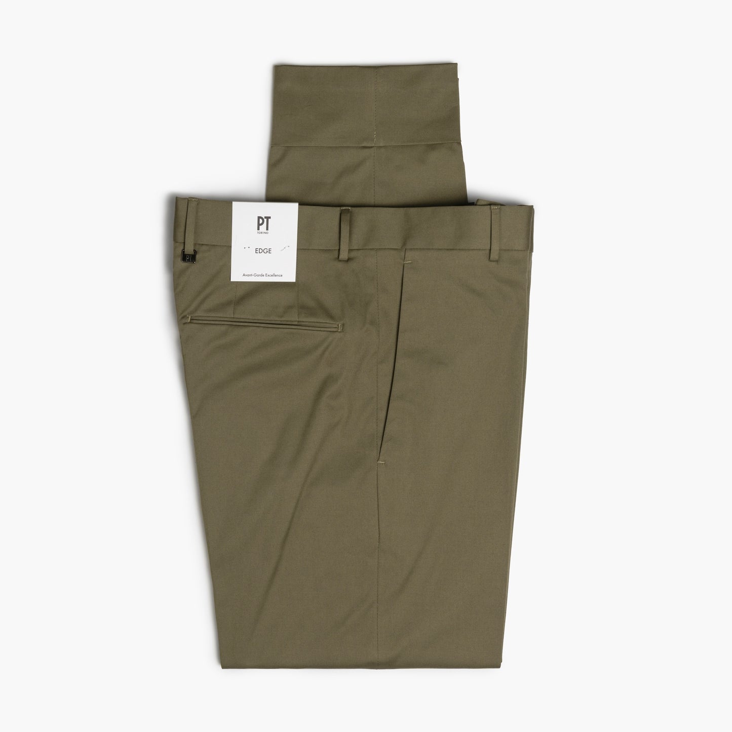 Pantalone Uomo PT Torino Edge The Club Art. SD59 Col. 0440 in Cotone Twill Stretch Verde Militare