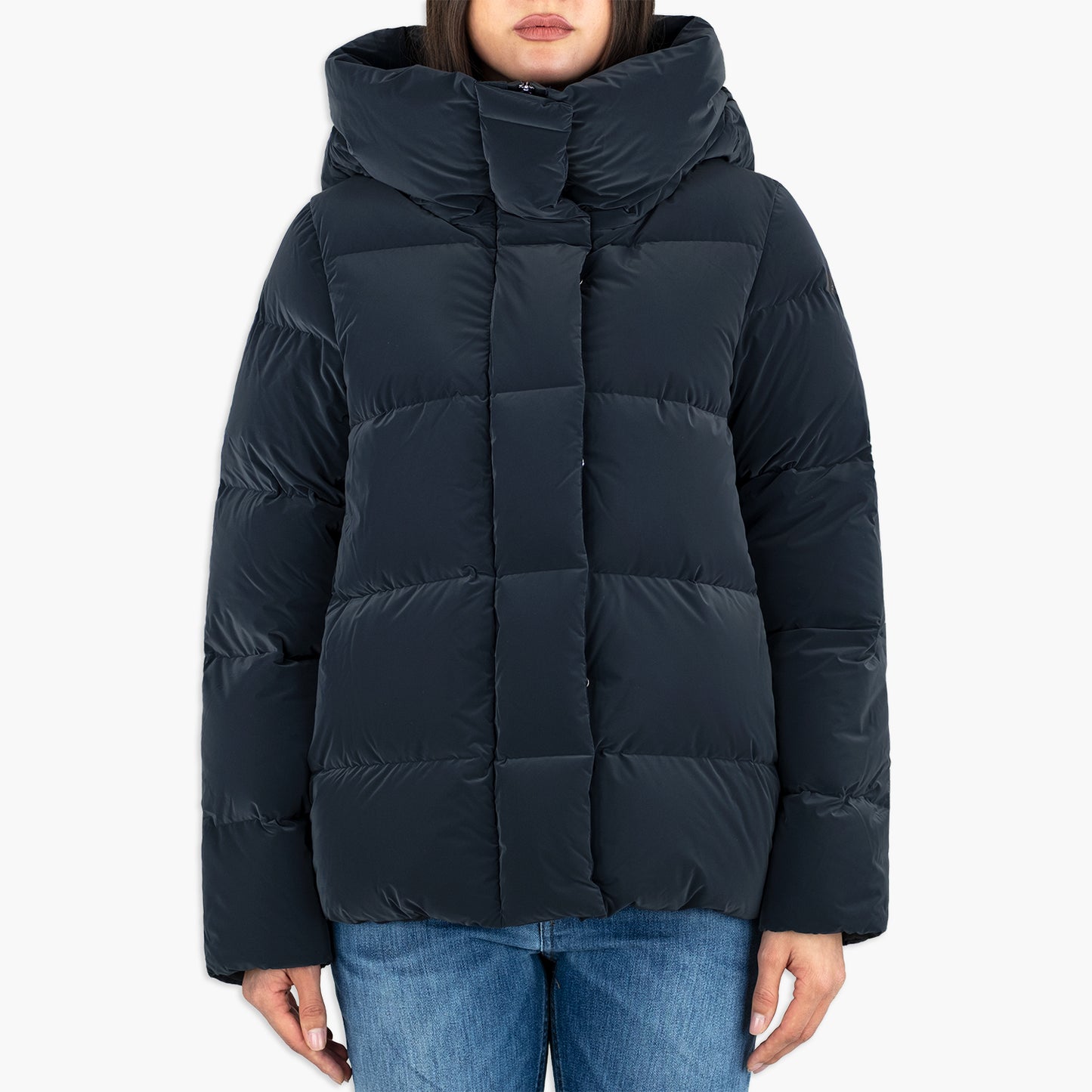 Piumino RRD Superrduck! Tubic 14 Hood Wom Jkt W25544 Col. 60 Blue Black