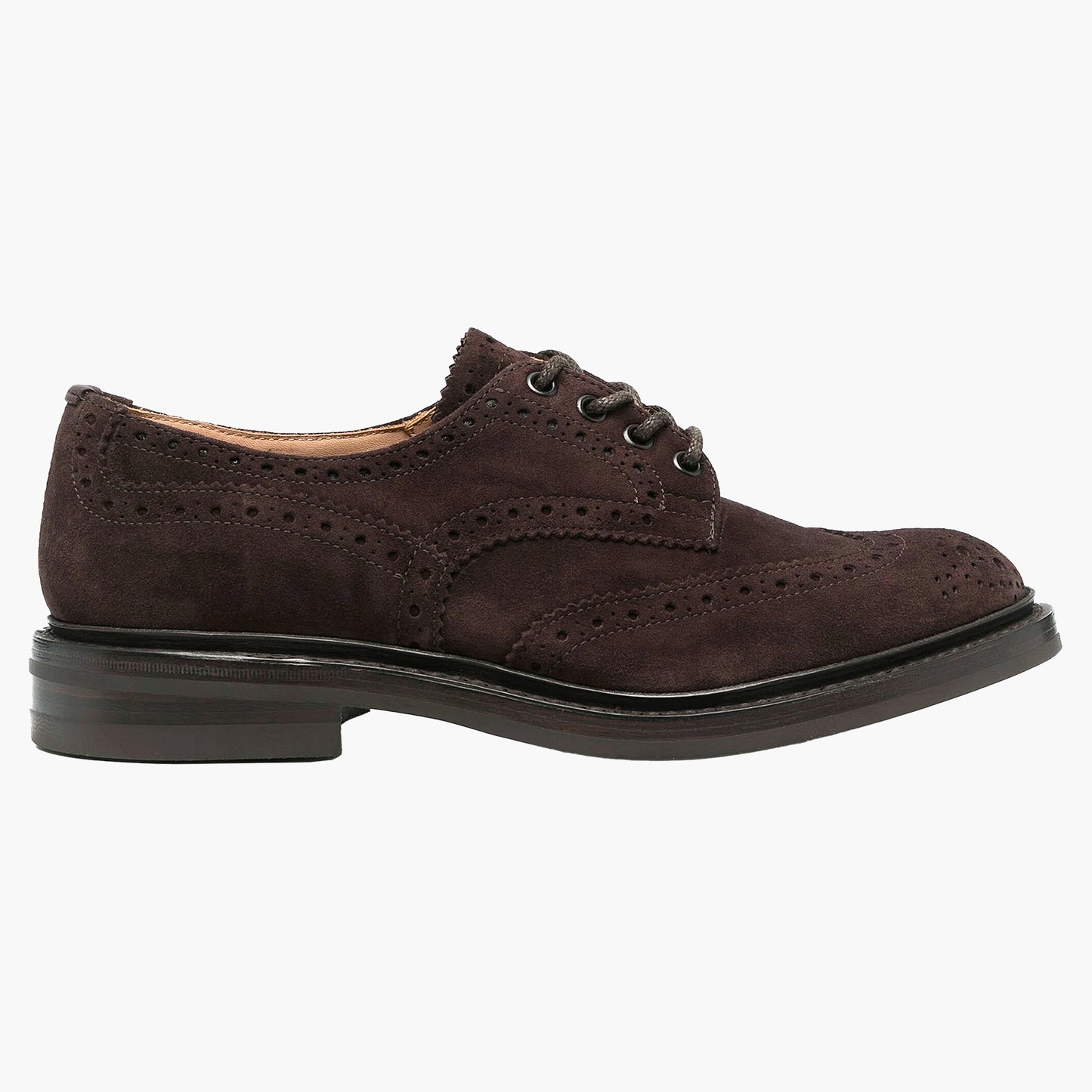 Scarpa TRICKER'S Bourton Country Shoe in Pelle Suede Testa di Moro