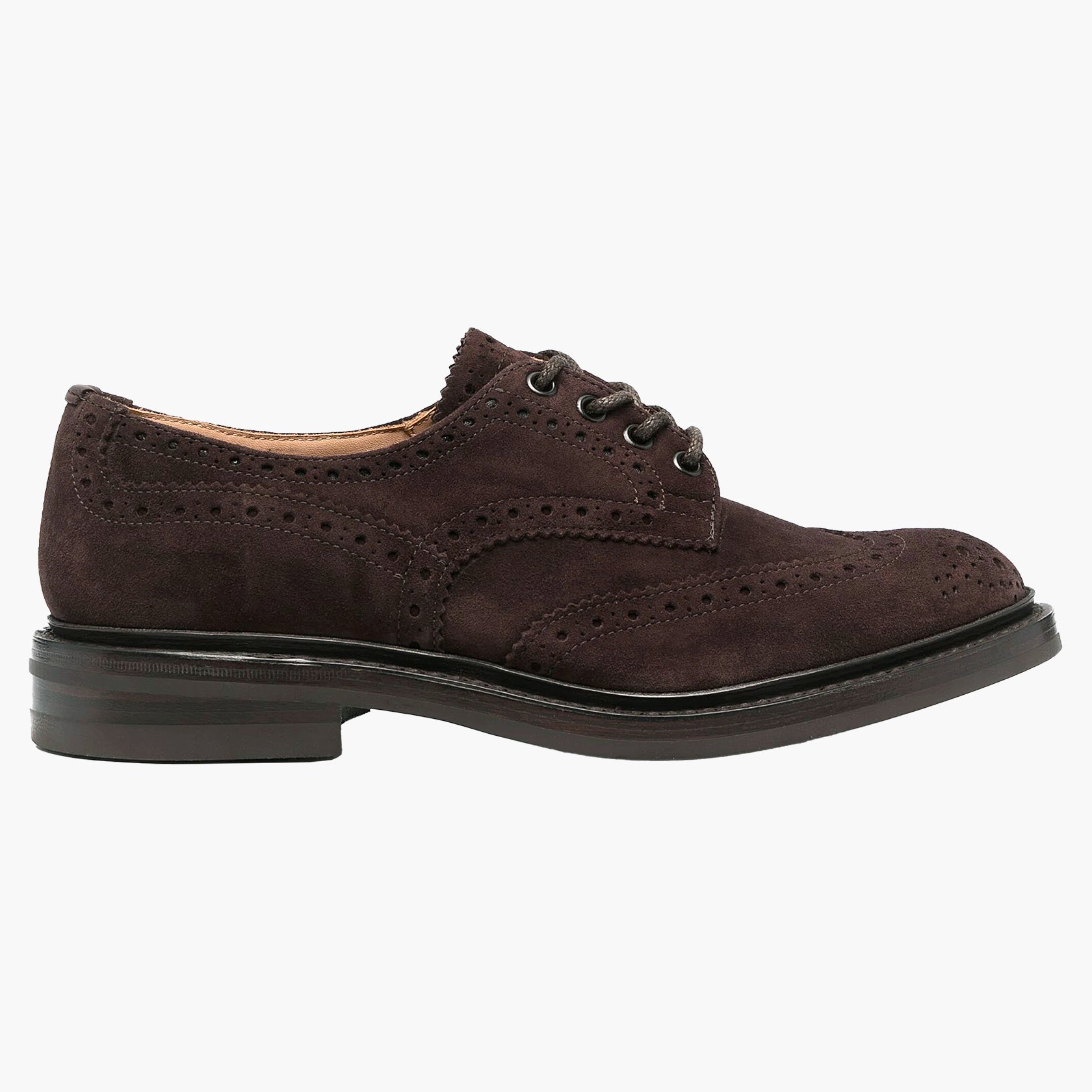 Scarpa TRICKER'S Bourton Country Shoe in Pelle Suede Testa di Moro