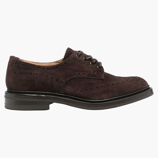 Scarpa TRICKER'S Bourton Country Shoe in Pelle Suede Testa di Moro