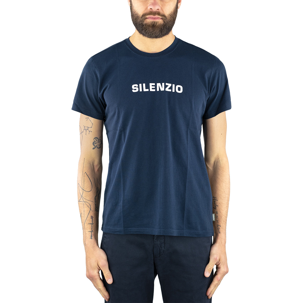 T-Shirt ASPESI Silenzio Blu Navy