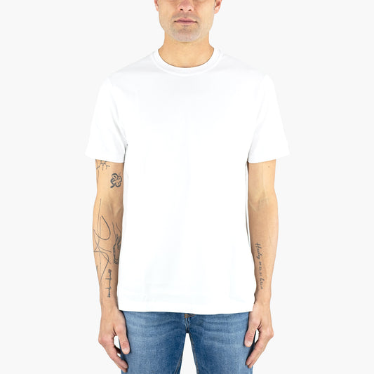 T-Shirt PAUL & SHARK in Jersey di Cotone Tinto Capo Bianca