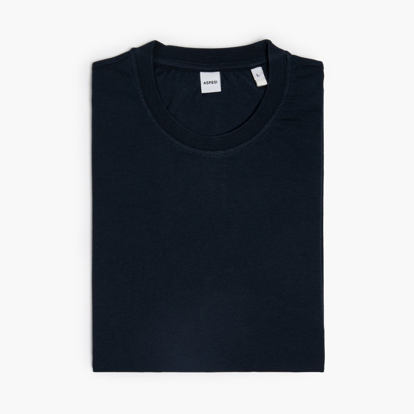 T-Shirt Uomo ASPESI Mod. 3107 in Jersey di Cotone Blu Navy