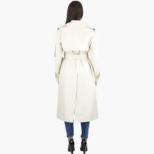 Trench PINKO Titano in Gabardina Tecnica Beige