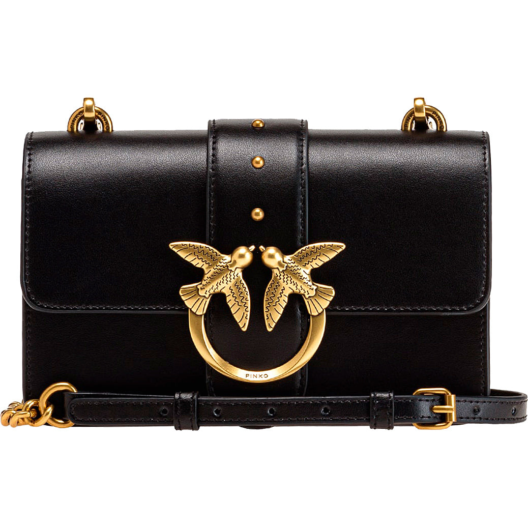 Borsa pinko nera con borchie clearance