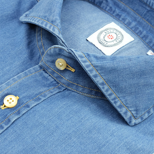 Camicia BOLZONELLA Norton Katana in Cotone Denim