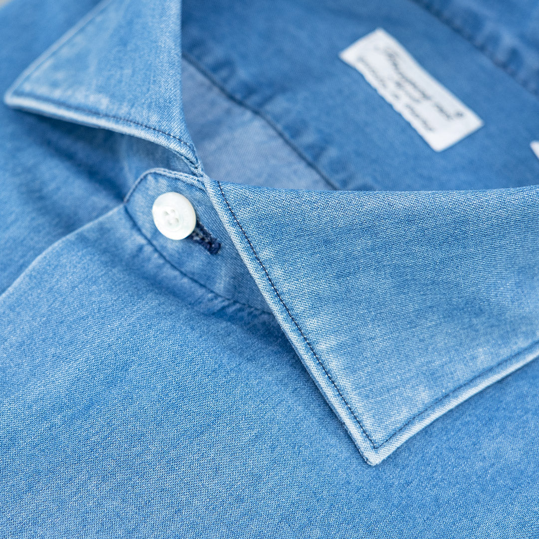 Camicia FINAMORE Milano in Cotone Denim
