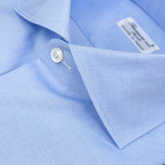 Camicia FINAMORE Milano in Oxford Celeste