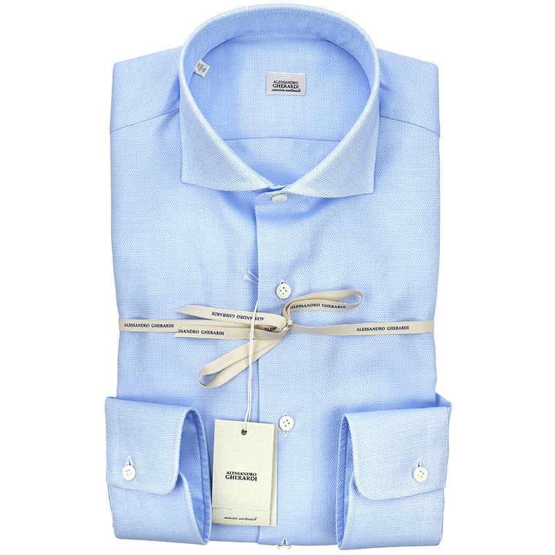 Camicia GHERARDI Tinta Unita Celeste