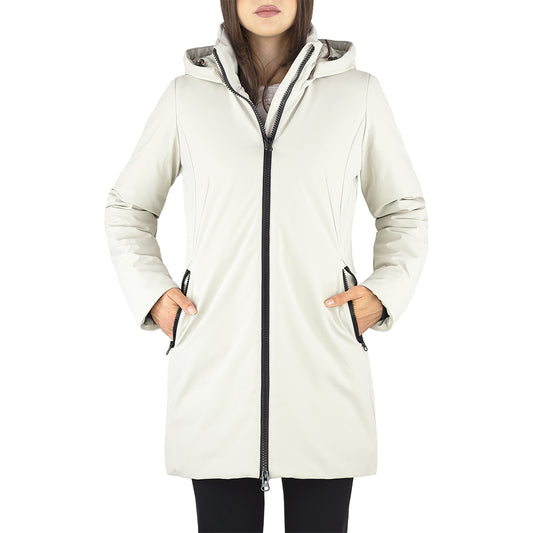 Cappotto Piumino SAVE THE DUCK Lila Lexy15 Rainy Beige
