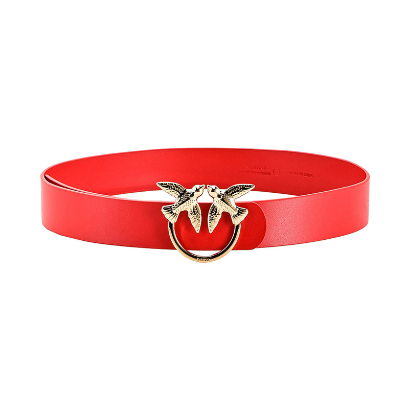Cintura PINKO Berry Simply in Pelle Rossa