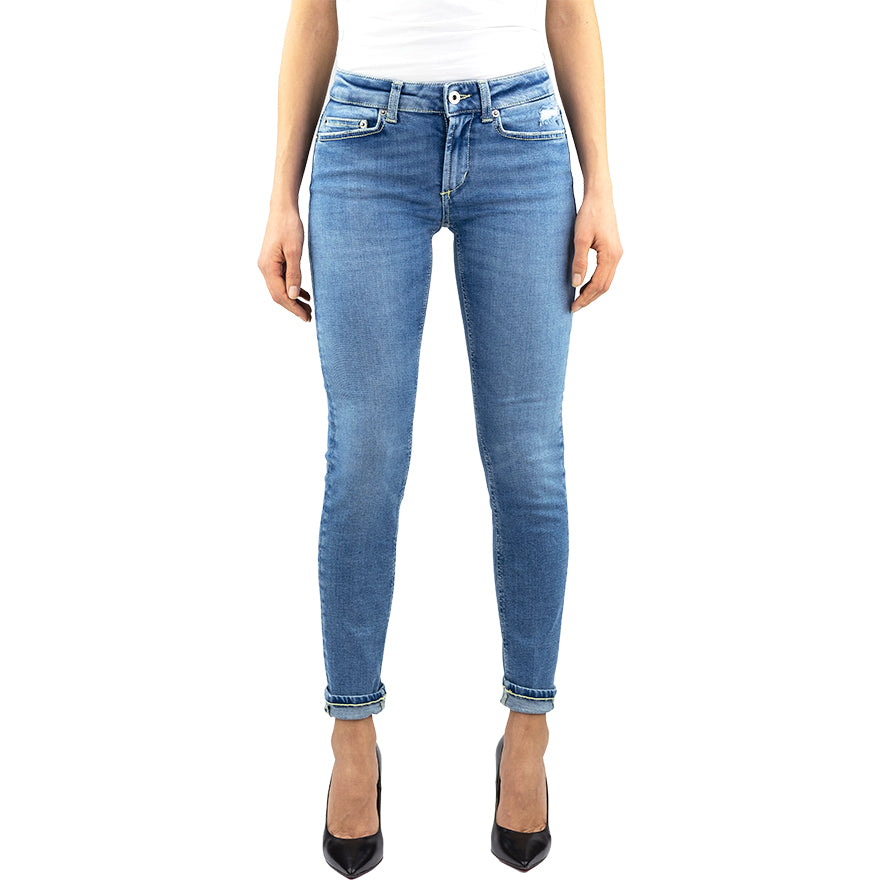 Eco Jeans DONDUP Monroe P692 Lavaggio Medio Chiaro