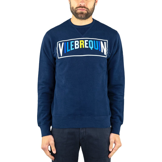 Felpa VILEBREQUIN in Cotone con Stampa Blu