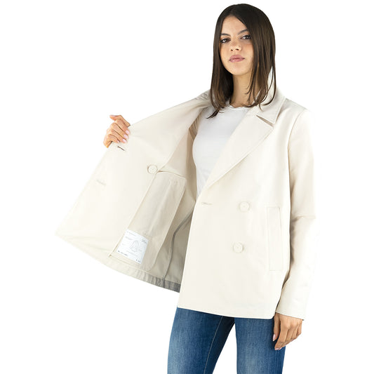 Giacca ASPESI Cornell Doppiopetto in Tela Ghiaccio