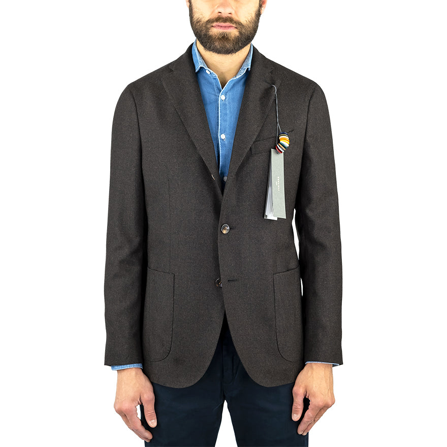 Giacca BOGLIOLI K-Jacket in Pura Lana Marrone