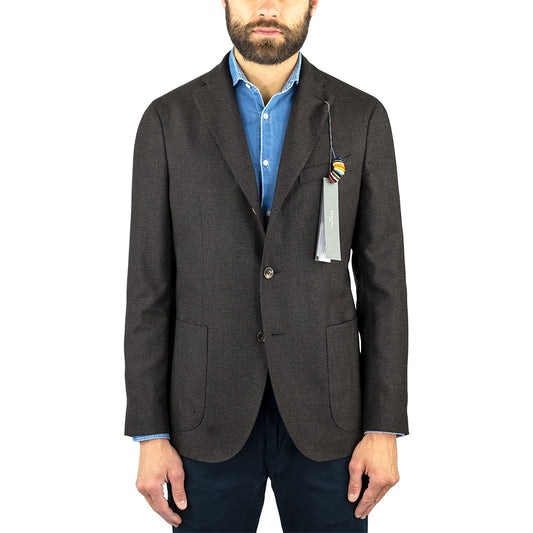 Giacca BOGLIOLI K-Jacket in Pura Lana Marrone