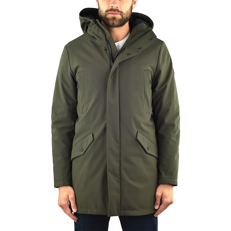 Giaccone Parka PEOPLE OF SHIBUYA Kenjiro PM888 Verde Militare