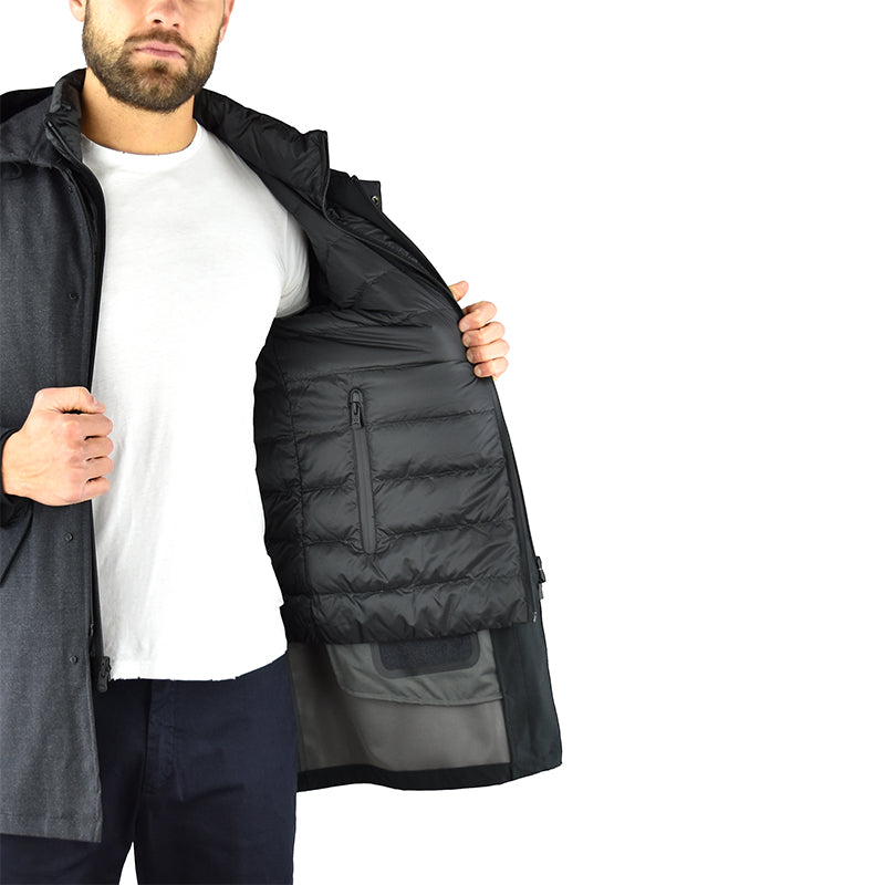 Giaccone PEOPLE OF SHIBUYA Hachiko PW1038 Grigio Antracite