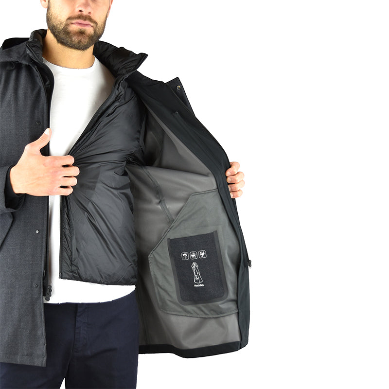 Giaccone PEOPLE OF SHIBUYA Hachiko PW1038 Grigio Antracite