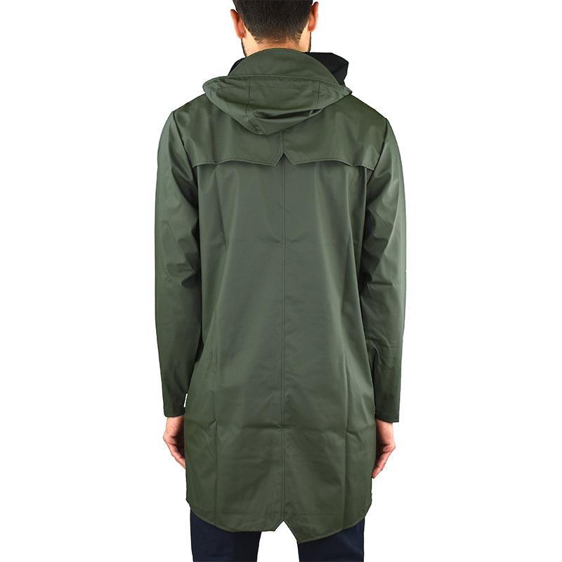 Impermeabile RAINS Long Jacket Verde Militare