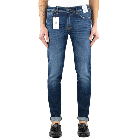 Jeans PT Torino Denim Rock Lavaggio Medio Scuro