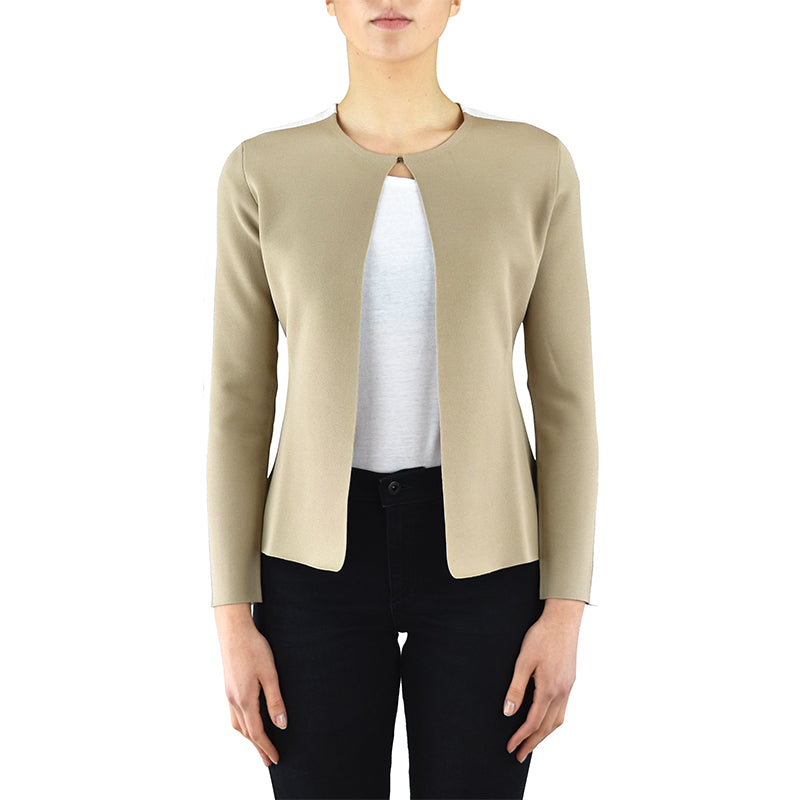 Maglia Aperta KANGRA in Viscosa Beige