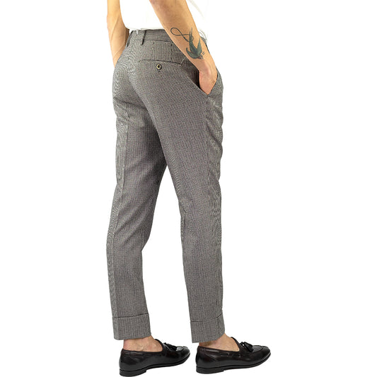 Pantalone PT Torino Flicker Micro Pied de Poule