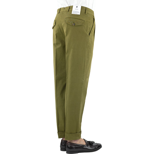 Pantalone PT Torino ReWorked The Reporter Verde Militare