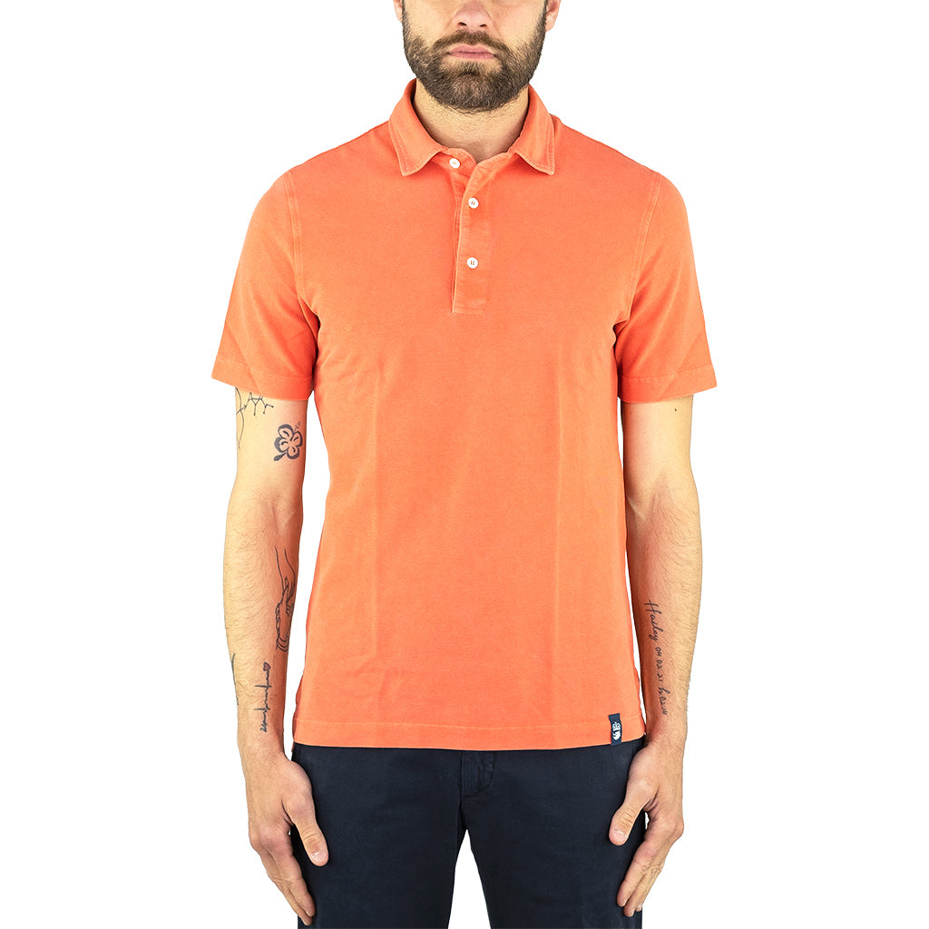 Polo DRUMOHR in Cotone Arancio
