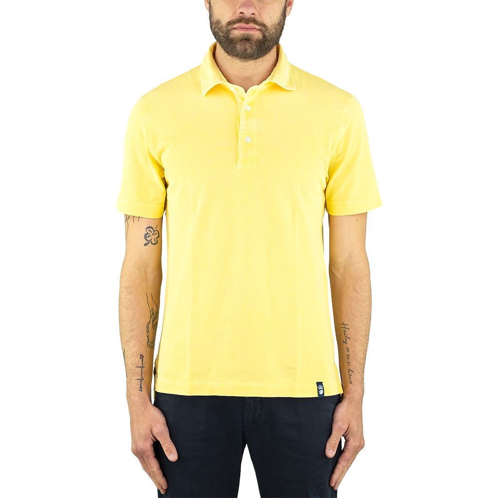 Polo DRUMOHR in Cotone Gialla