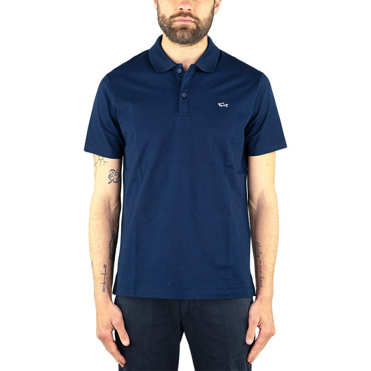 Polo PAUL & SHARK in Cotone Organico Piqué Blu