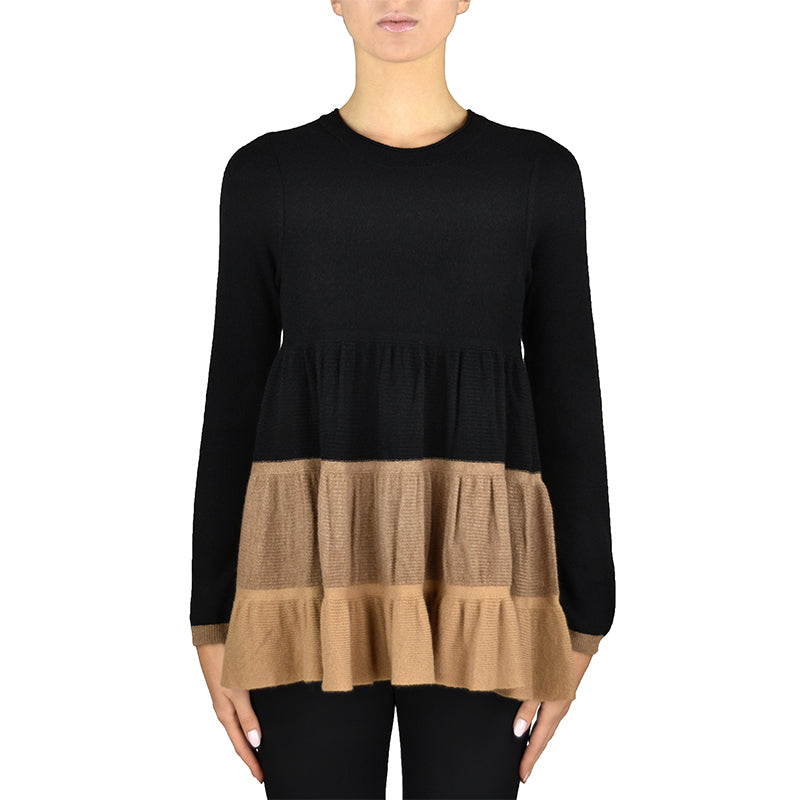 Maglia TWINSET pa73ha Balze Bicolore