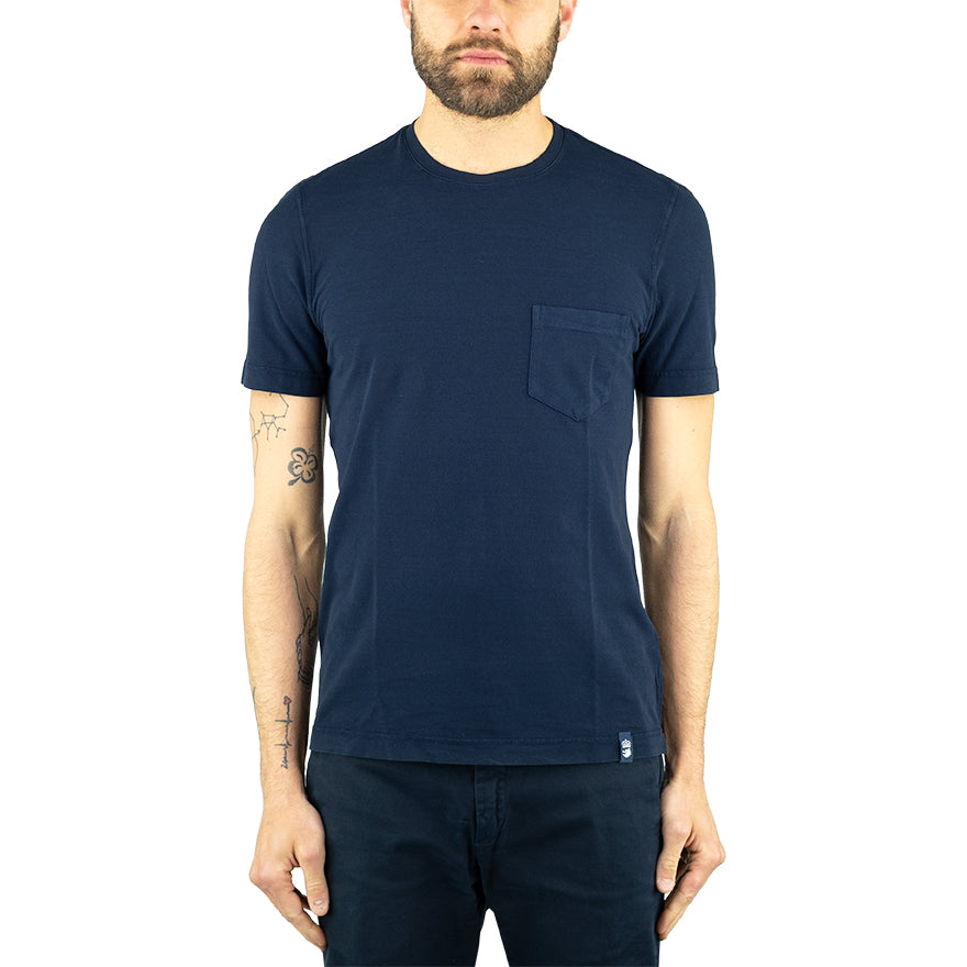 T-Shirt DRUMOHR con Taschino Blu